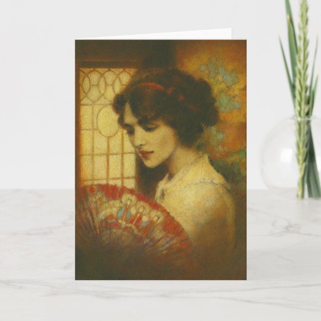 Carte de voeux Edwardian Lady (Devant)