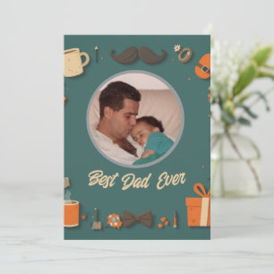 Carte de voeux Élégante et mignonne pour la fête d