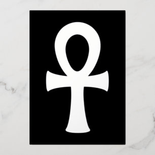 Carte De Vœux En Aluminium Ankh