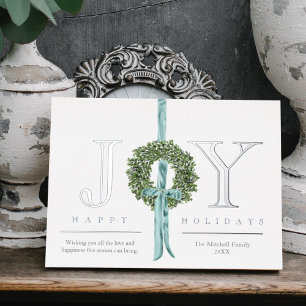 Carte De Vœux En Aluminium Aquarelle classique de serrure de serrure sans pho