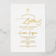 ArtsApp élégante calligraphie Baptême 1er annivers