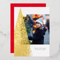 Bouche moderne arbre de Noël unique une photo