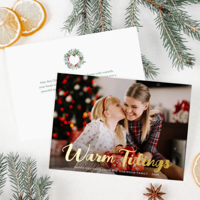 Carte De Vœux En Aluminium chaudes nouvelles joyeux noël (Créateur téléchargé)