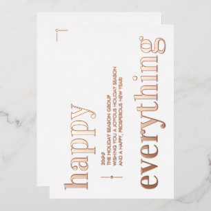 Carte De Vœux En Aluminium Christmas Business Happy Tout Entreprise