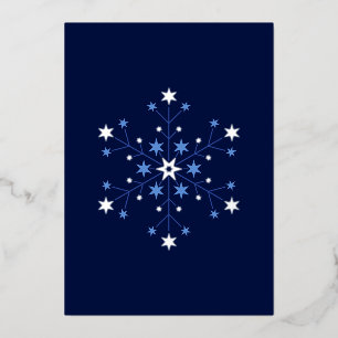 Carte De Vœux En Aluminium Débuts stellaires :  Minuit