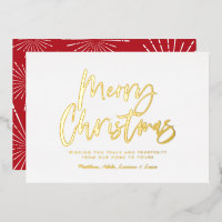 Écriture rouge et blanc joyeux Noël non photo