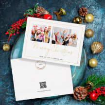 Entreprise 2 Photo Code QR Logo Joyeux Noël