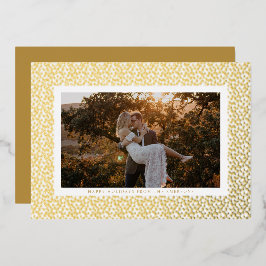Carte De Vœux En Aluminium Golden Stars Boho Photo Gold
