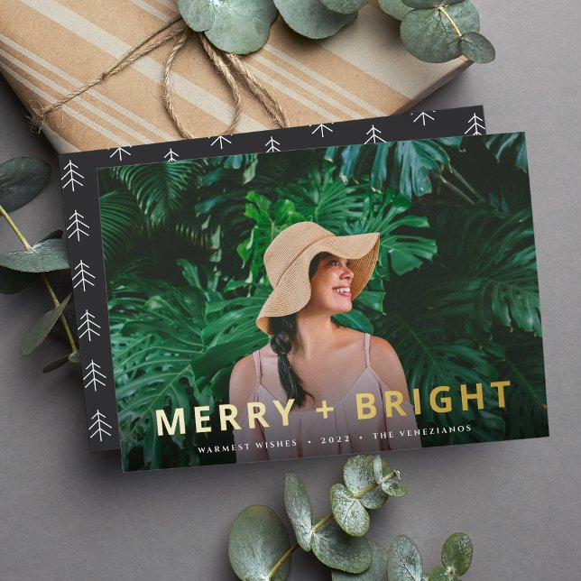 Carte De Vœux En Aluminium Gras et brillants | Noël photo complète (Créateur téléchargé)