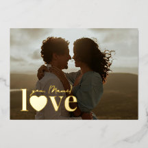 Je t'aime Photo personnalisée pour la Saint-Valent