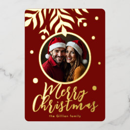 Carte De Vœux En Aluminium joyeux Noël