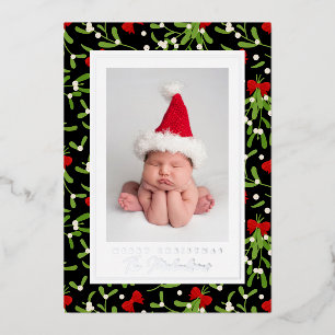 Carte De Vœux En Aluminium JOYEUX NOËL   Ajoutez votre photo