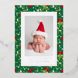 Carte De Vœux En Aluminium JOYEUX NOËL   Ajoutez votre photo