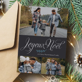 Carte De Vœux En Aluminium "Joyeux Noel" Galerie de photos Trois