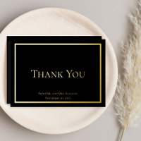 Merci Mariage minimaliste simple et élégant