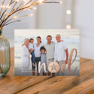 Carte De Vœux En Aluminium Noel côtier   Photo de Noël