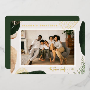 Carte De Vœux En Aluminium Photo Abstraite de fête