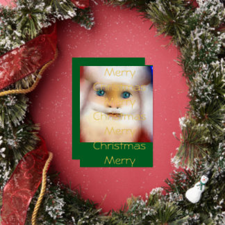 Carte De Vœux En Aluminium SantaClause series