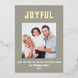 Carte De Vœux En Aluminium Toute couleur Faux Cuir Minimal Noël
