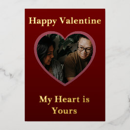 Carte De Vœux En Aluminium Valentine Magic Hearts Photopop