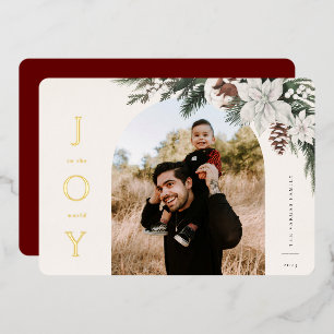 Carte De Vœux En Aluminium Winter Joy Arch Photo