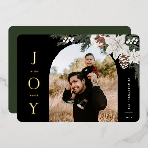 Carte De Vœux En Aluminium Winter Joy Arch Photo