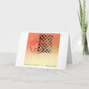 Carte de voeux en braille "Tremblement de terre ~T