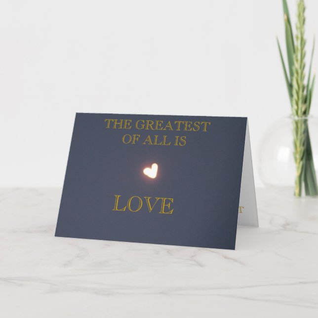 Carte de voeux en forme de coeur de lune (Devant)