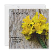 Carte de voeux en Sympathy Flat