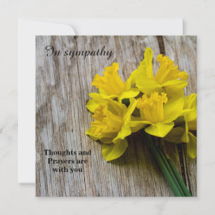 Carte de voeux en Sympathy Flat