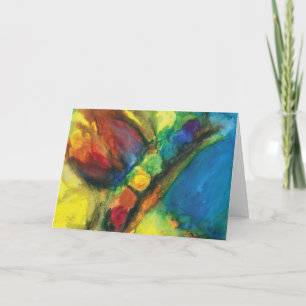 Carte de voeux énergique Chakra Flutterbys