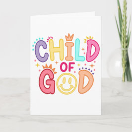 Carte de vœux Enfant de Dieu