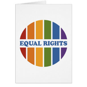 Carte de voeux Equal Rights