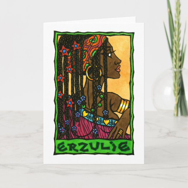 Carte de voeux Erzulie (Devant)