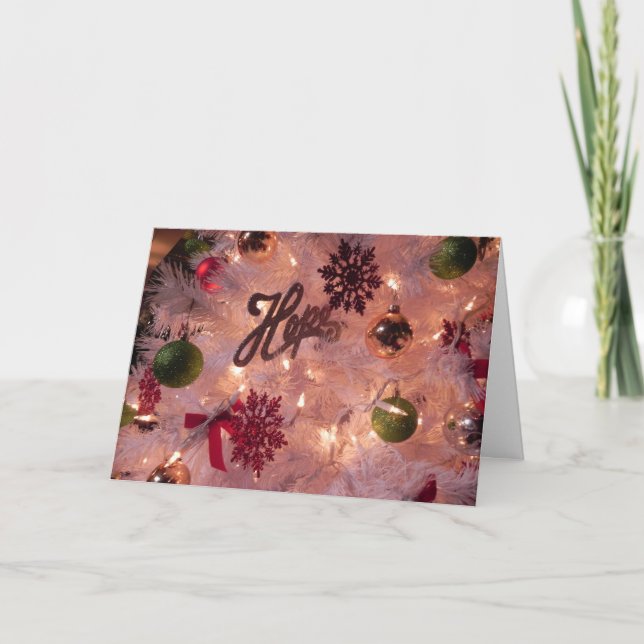 CARTE DE VOEUX ESPOIR DE NOËL (Devant)