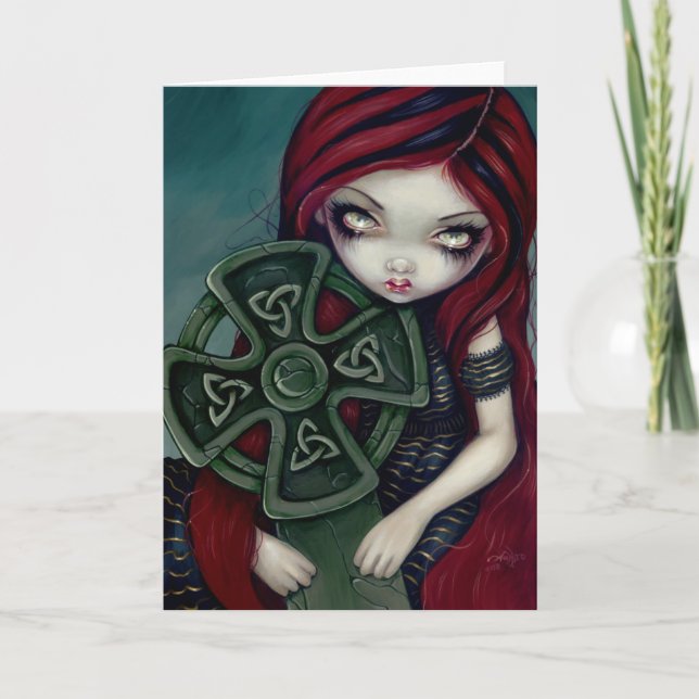 Carte de voeux "étrangement isolée" (Devant)