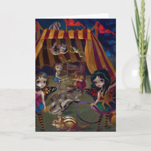 Carte de voeux "Fairy Circus"