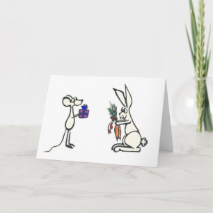 Carte de voeux faite sur commande de message
