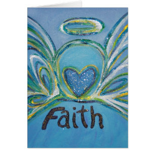 Carte de voeux Faith Angel