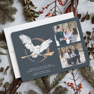 Carte de vœux familiale livraison Hedwig   Joyeuse