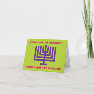Carte de voeux Family Chanukah