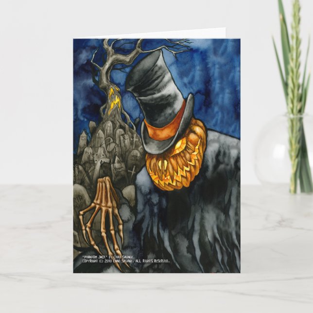 Carte de voeux fantôme de Jack (Devant)