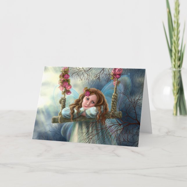 Carte de voeux, Fée (Devant)