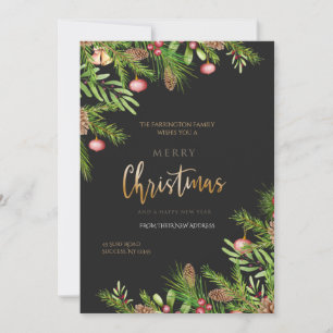 Carte de voeux Festive