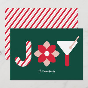 Carte de vœux festive Big Joy Pine Green