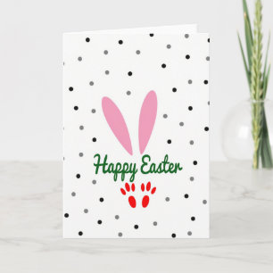 Carte de vœux festive de printemps