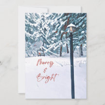 Carte de vœux festive et lumineuse
