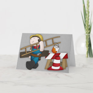 Carte de voeux Fête des pères des travailleurs de 