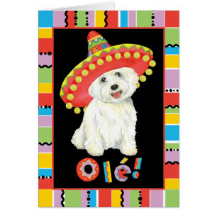 Carte de voeux Fiesta Westie