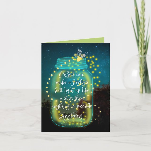 Carte de voeux Firefly Encouragement (Devant)